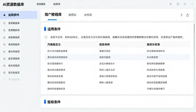 AI资源数据库适用条件与实际应用问题分析